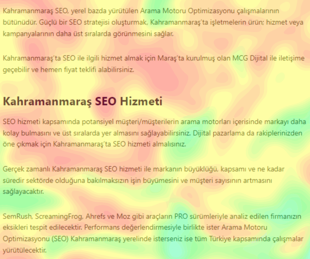 F Deseni Tarama Modeli Nasıl Tespit Edilir