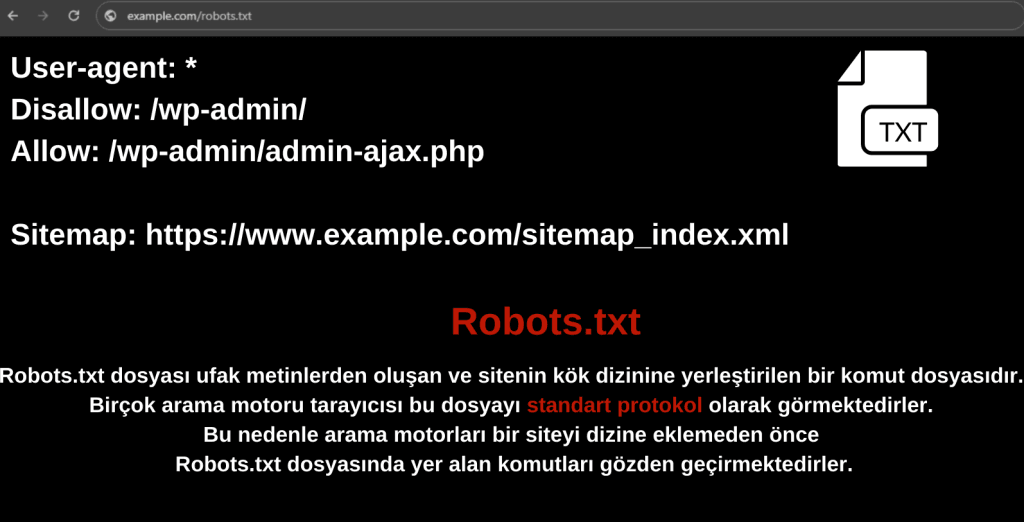 Robots.txt dosyası