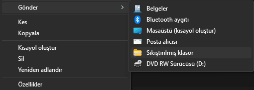 Arşiv Uyumlu Değil Hatası Çözümü