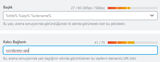 URL Düzenleme WordPress