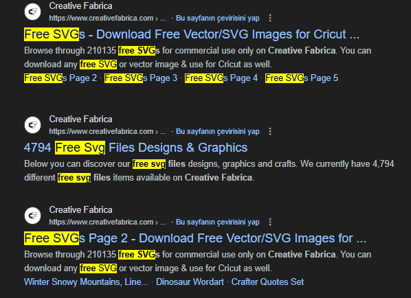 Anahtar Kelime Yamyamlığı Örneği