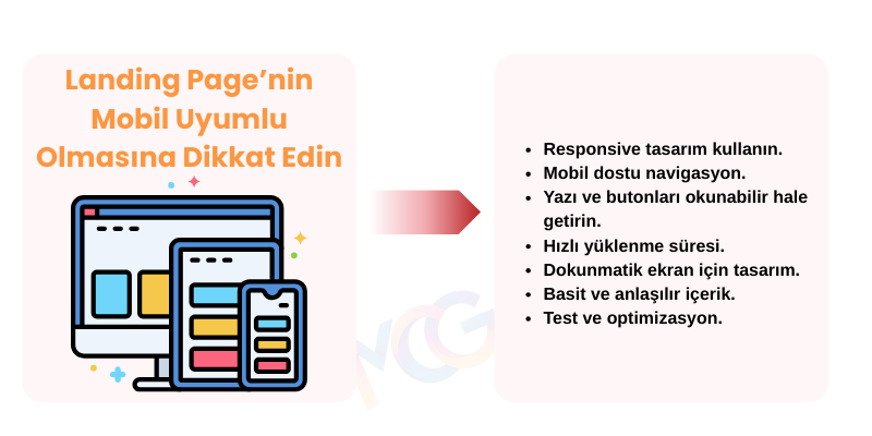 Landing Page mobil uyumlu olması için gerekenler