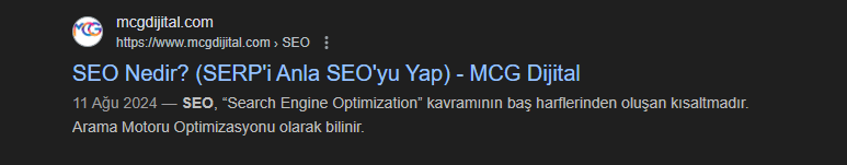 Başlıkta Anahtar Kelime Kullanmak