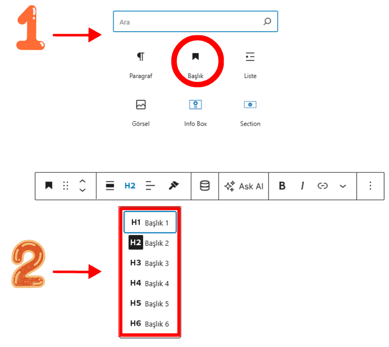 Wordpress Başlık Etiketi Eklemek