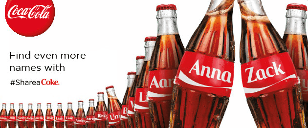 Coca-Cola – Share a Coke