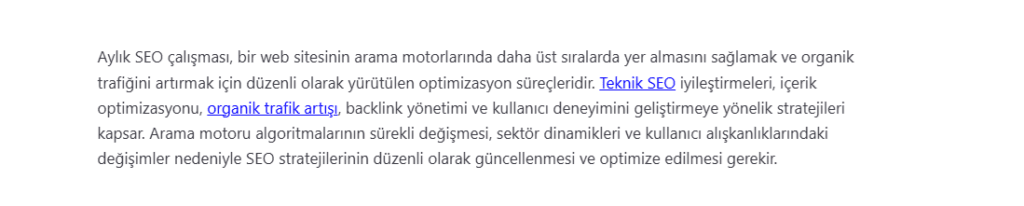 İçerik bağlantı optimizasyonu yapmak