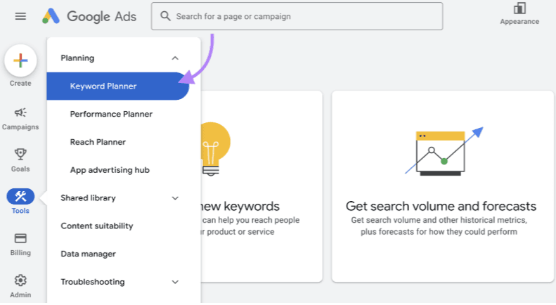 Google Keyword Planner ile Content Gap tespiti yapmak