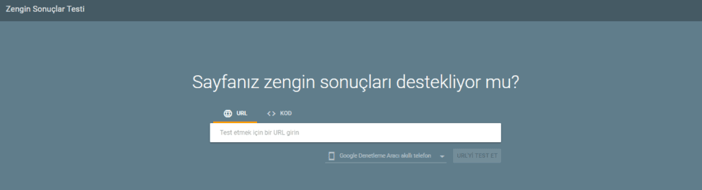 Google zengin sonuçları (Rich Results) kullanın