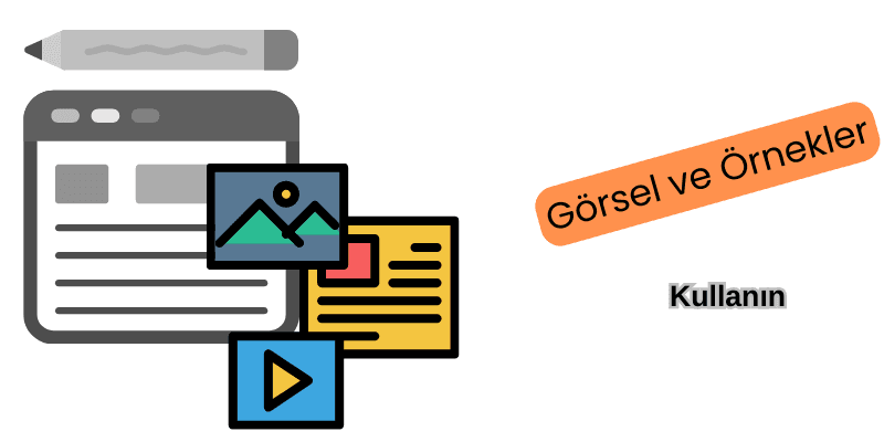 Görsel ve örnek kullanımı