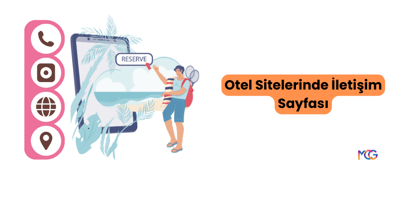 Otel sitelerinde iletişim sayfası ögeleri