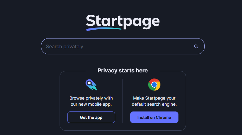 Startpage anasayfa
